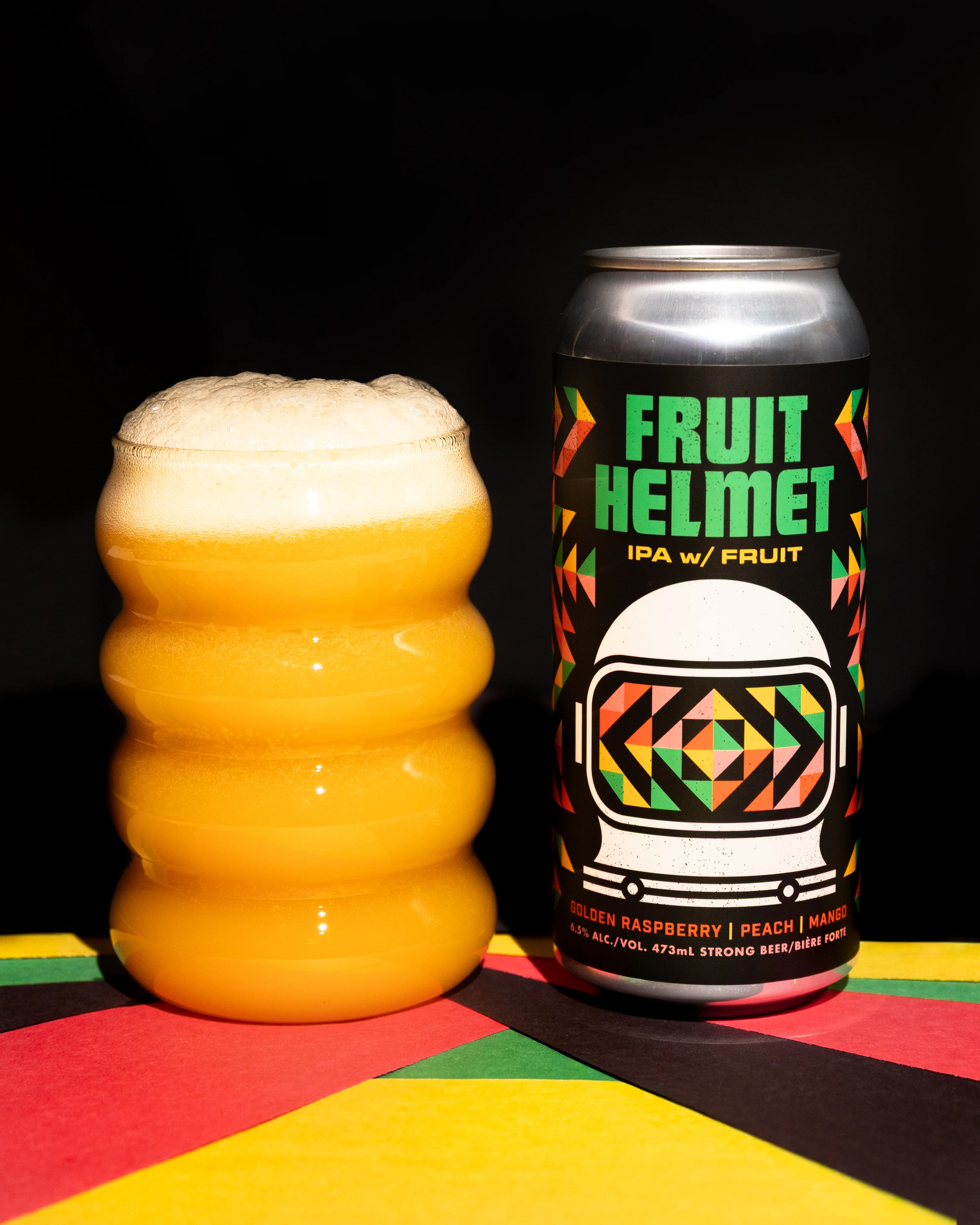 Fruit Helmet 2026 - Golden Raspberry, Peach, Mango