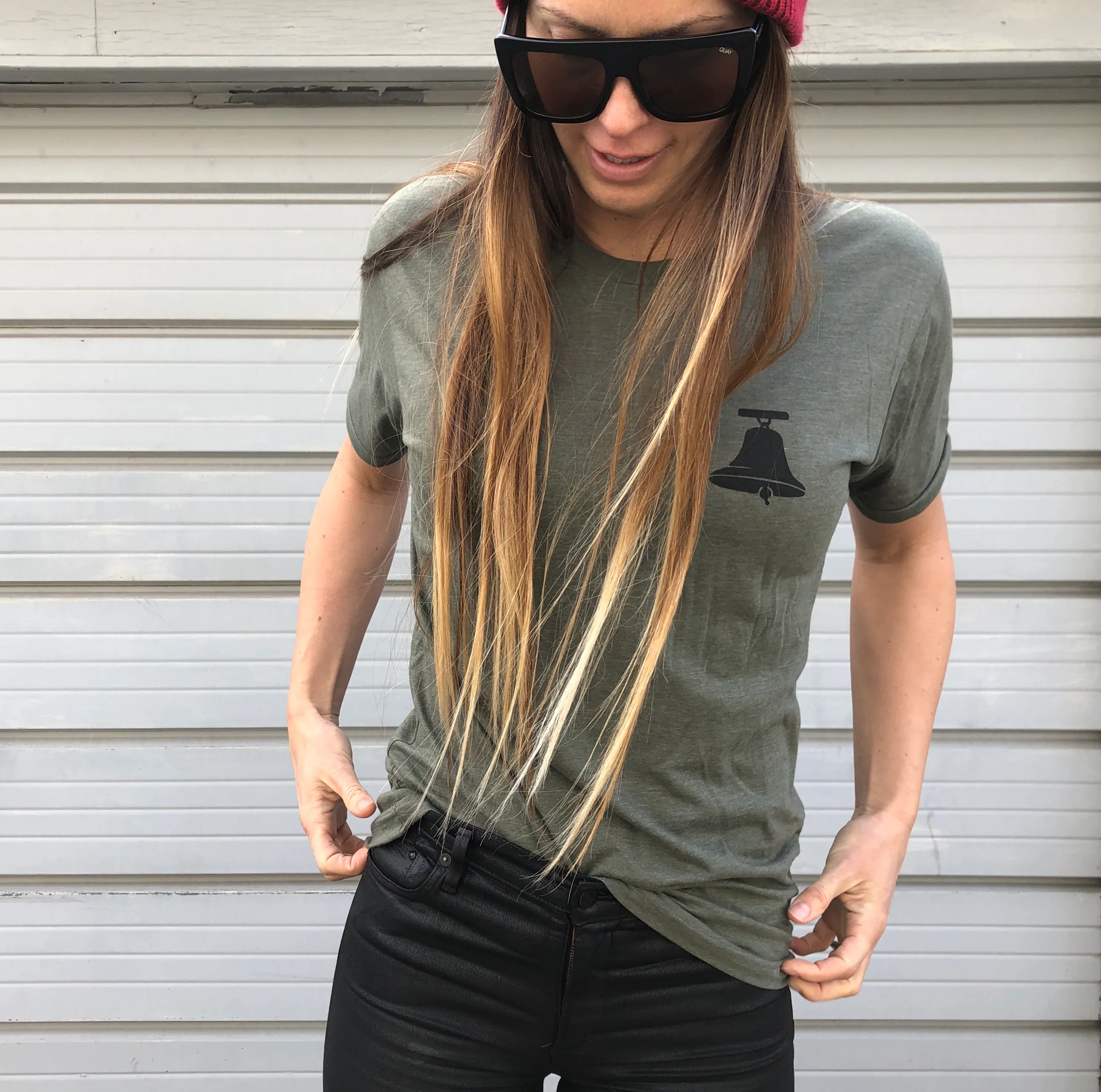 Bell Logo T-Shirt (Heathered Lieutenant) - Image 2