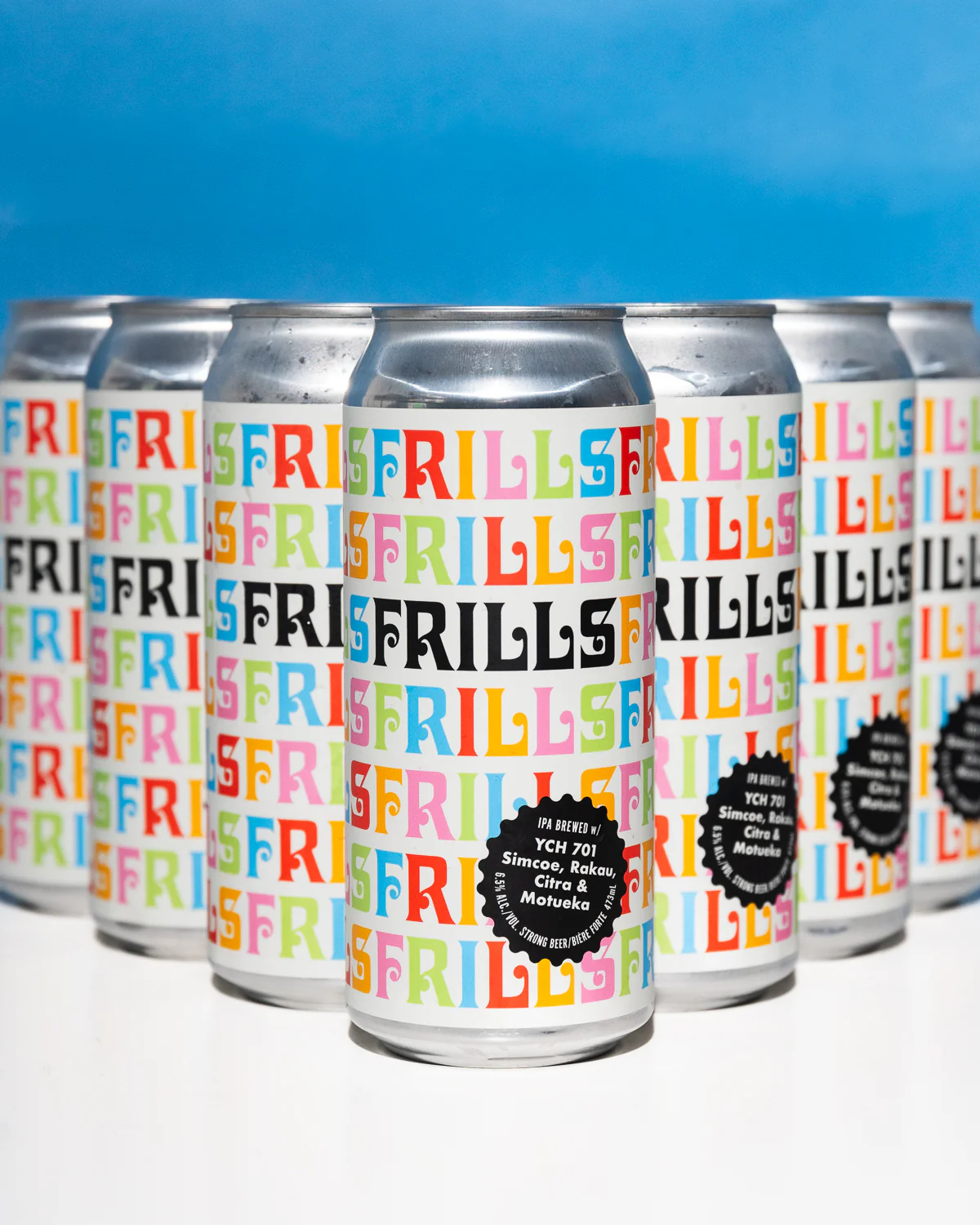 FRILLS IPA (YCH 701 Simcoe, Rakau, Citra, Motueka)