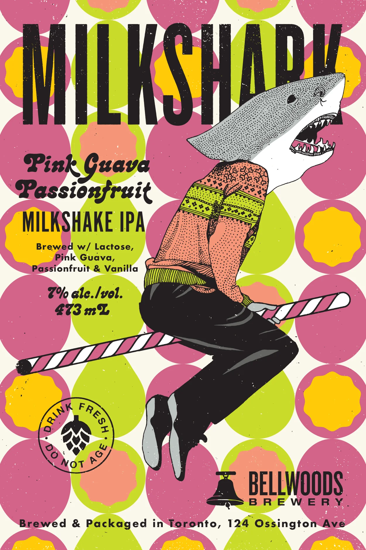 Milkshark (Pink Guava & Passionfruit) - Image 2