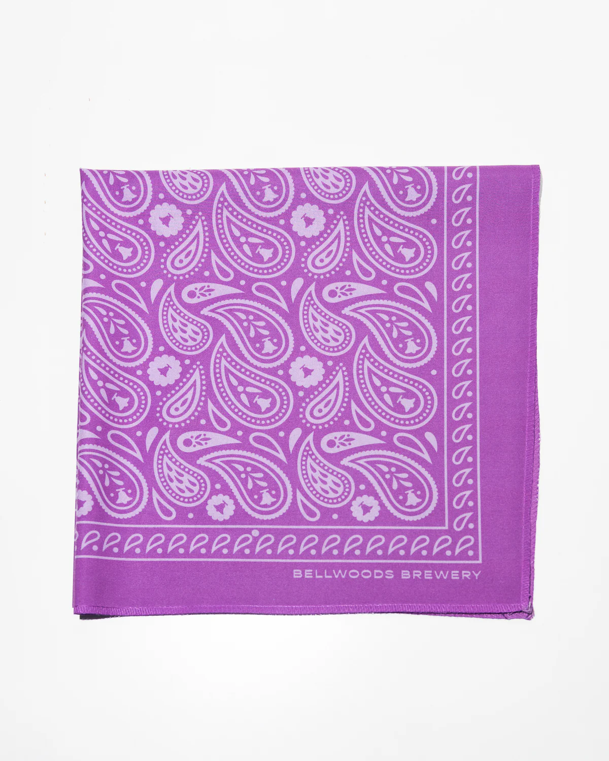 Purple Paisley Bandana
