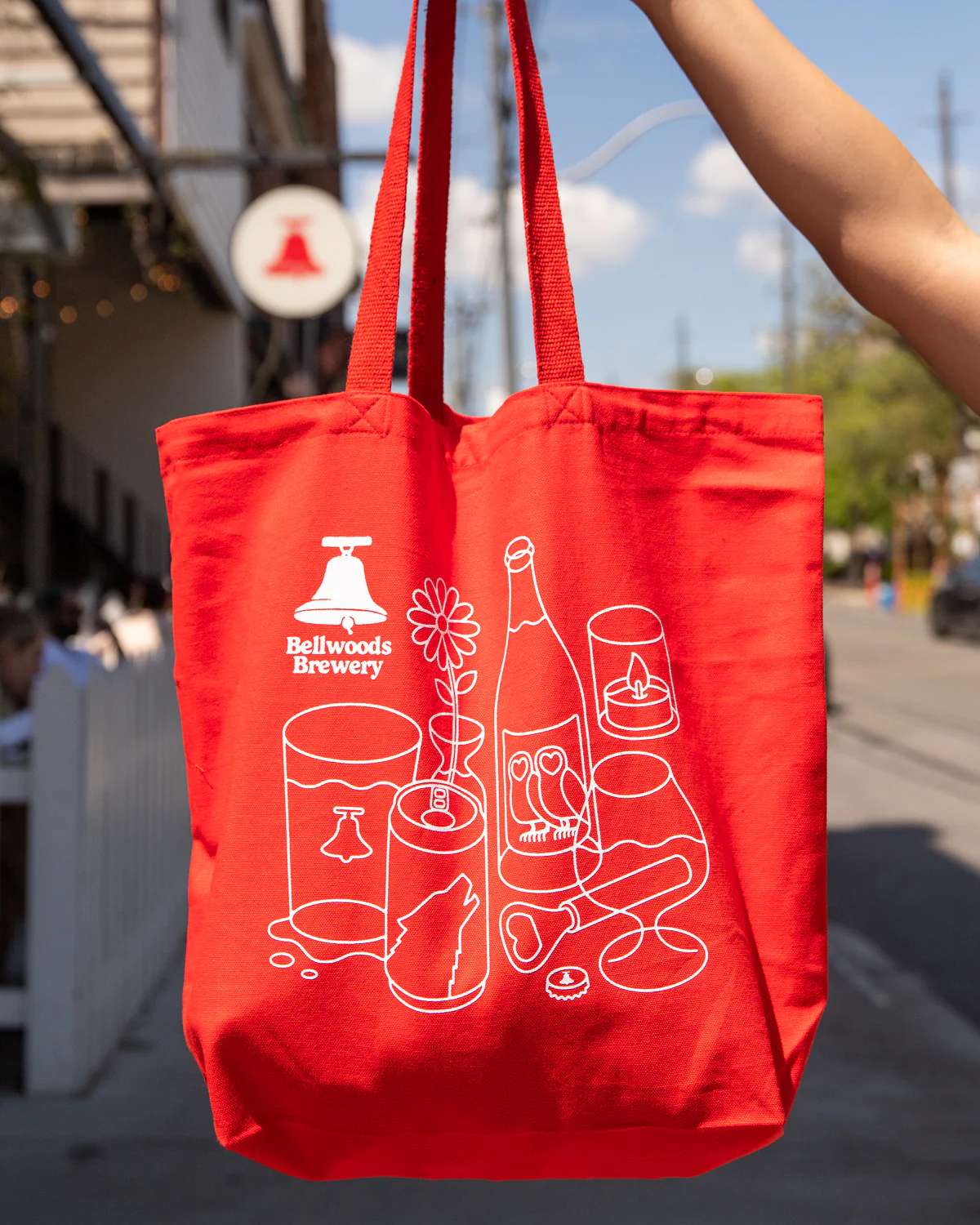 Micro Line Tote Bag - Image 3