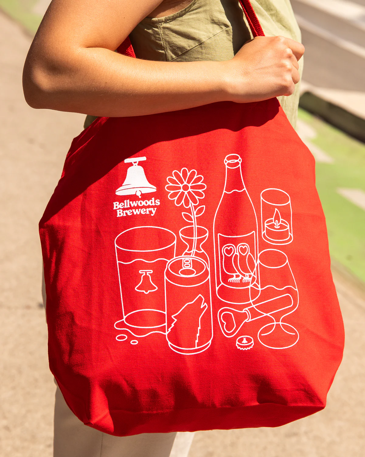 Micro Line Tote Bag - Image 4